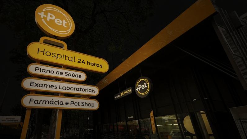 Fachada da +Pet Berrini (+Pet/Divulgação)