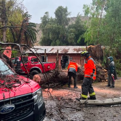 Temporal no Chile deixa mais de 100 mil pessoas isoladas