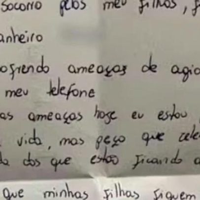 Carta da ex-mulher do goleiro Bruno cita desespero e perda de vida