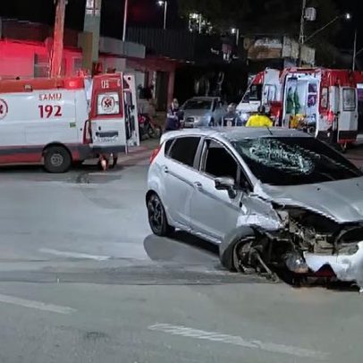 Motorista é preso após perseguição que deixa seis feridos em Ribeirão das Neves