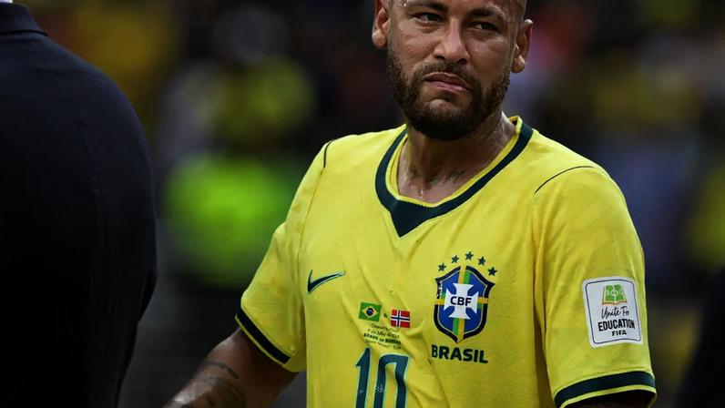 Neymar chorou em eliminação do Brasil para Noruega na Copa do Mundo (Alexandre Battibugli/VEJA)