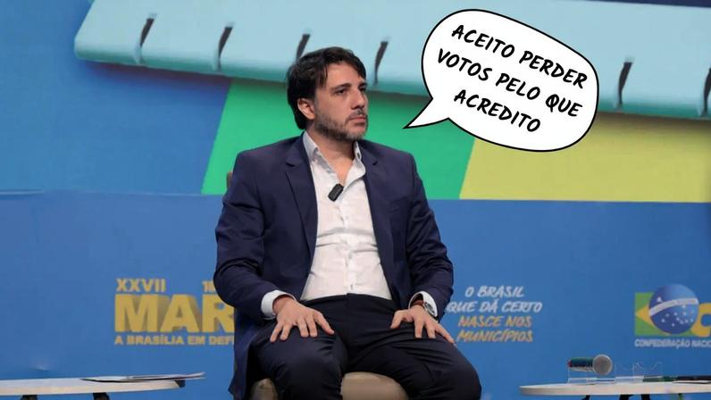 Declaração de Renan Santos é destaque nesta edição do Frases da Semana. (Foto: Montagem sobre foto de Bartholomeu Ferreira da Cruz/Agência CNM)
