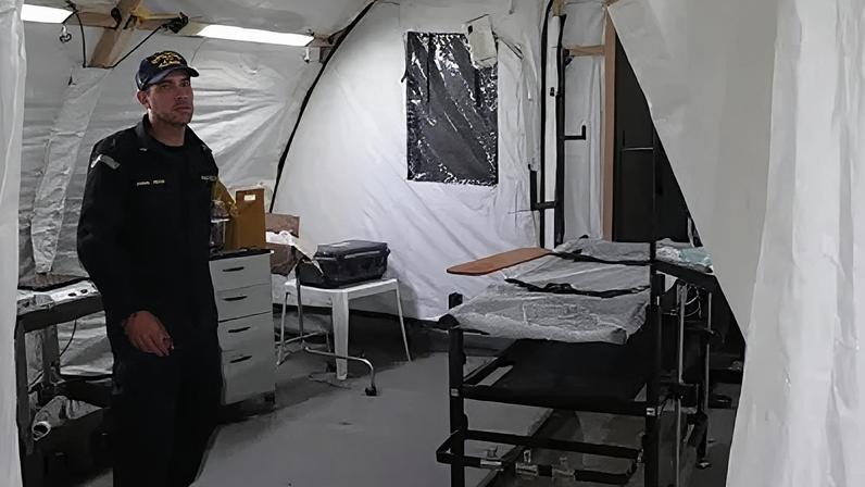 Brasil instala hospital de campanha em Macuto, na Venezuela, para atender vítimas do terremoto