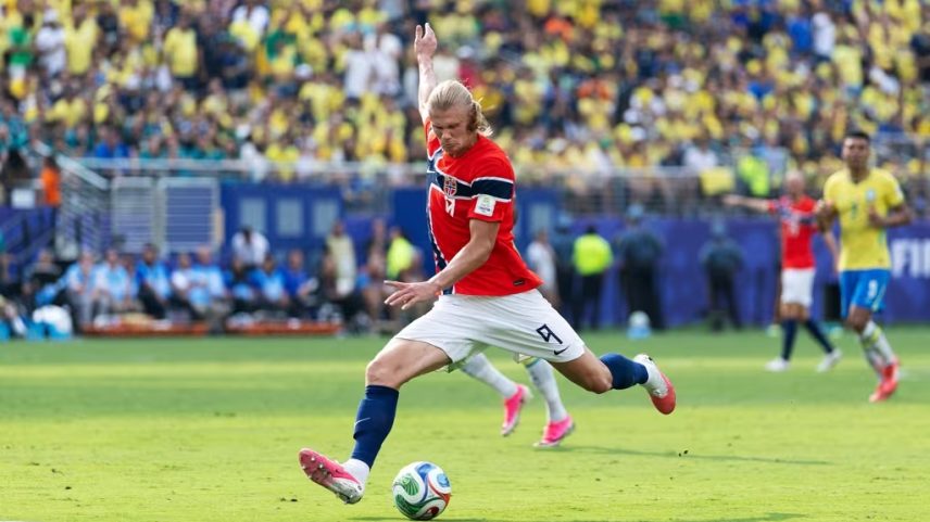 Haaland e Kane colocam Noruega e Inglaterra frente a frente por vaga na semifinal