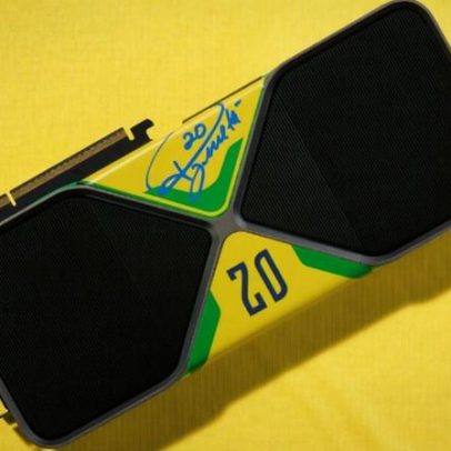 Nvidia cria PC em formato de Maracanã e RTX do Brasil para Lucas Paquetá