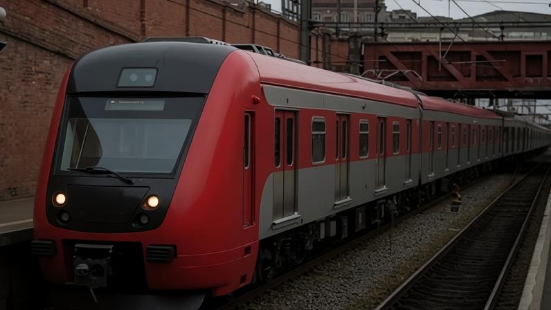 Trem da CPTM circula pela Linha 12-Safira