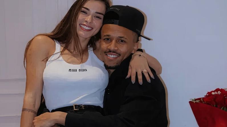 Eder Militão e Tainá Castro (Reprodução/Instagram)