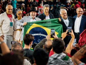 Lula em discurso de Fernando Haddad como candidato do PT à Governador do Estado de São Paulo