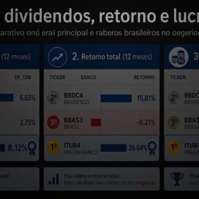 Itaú supera Bradesco e Banco do Brasil em dividendos em 12 meses