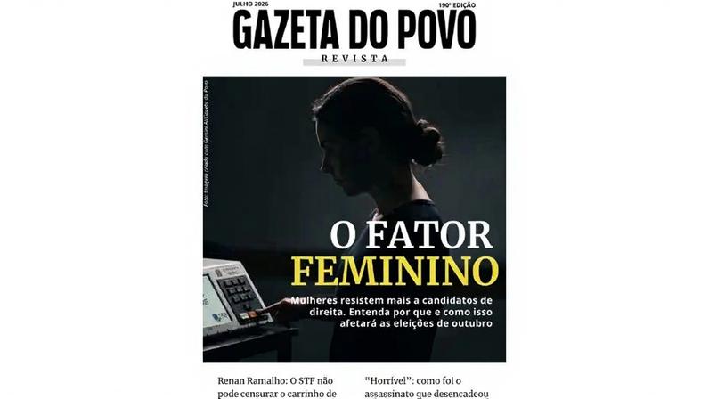 Gazeta Revista mostra como a direita busca o voto feminino (Foto: Reprodução)