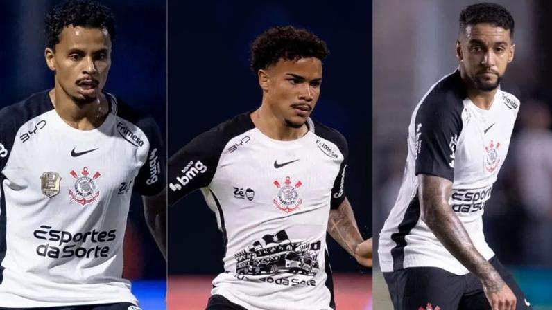 Emprestados do Corinthians vivem momentos distintos em 2026 (Foto: Divulgação/Agência Corinthians)