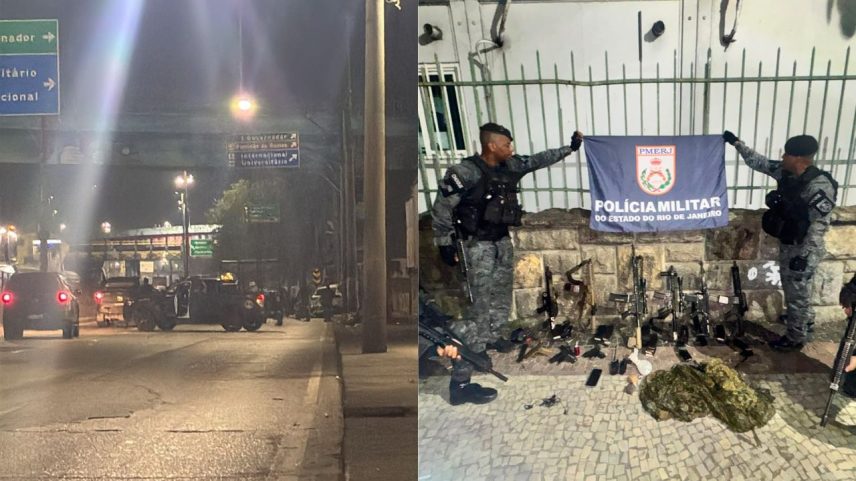 PM e quatro suspeitos morrem em tiroteio na Avenida Brasil, no Rio