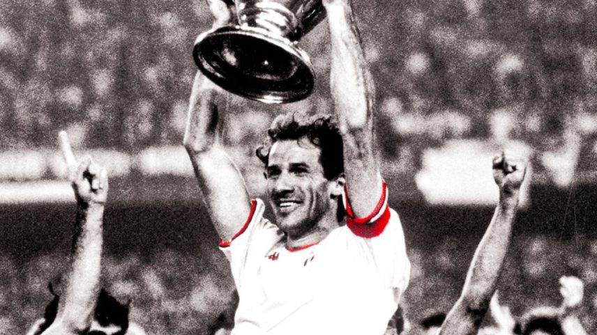 Franco Baresi, lenda do Milan | Reprodução/X @acmilan