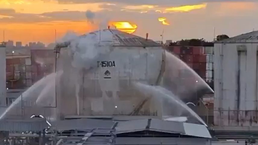 Gás Estireno vaza de tanque da petroquímica Innova, na Zona Franca de Manaus | Reprodução/X