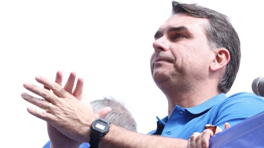 Flávio Bolsonaro | Foto: Marina Euzima/Brazil Photo Press via AFP