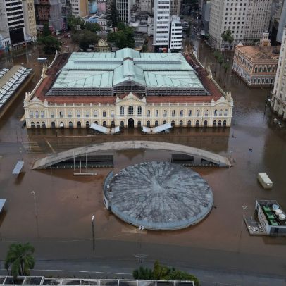 Defesa Civil alerta para cheia do Rio Guaíba em Porto Alegre