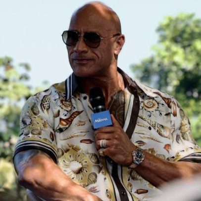 Dwayne Johnson visita o Rio durante turnê de live-action de Moana