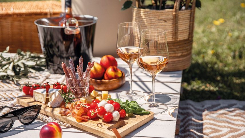 Rising to the occasion: Wine is great for the 'joyful chaos of grazing'...
