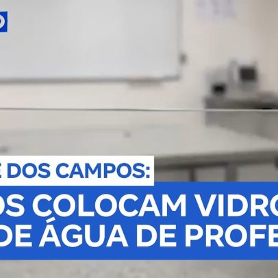 Alunos colocam vidro em copo de água de professora em São José dos Campos