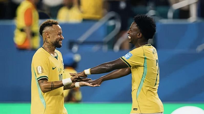 Neymar e Vini Jr.