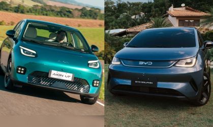 GAC Aion UT vs BYD Dolphin SE: disputa entre EVs chineses