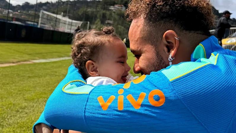 Neymar celebra o primeiro aniversário da filha caçula, Mel, neste domingo, 5.