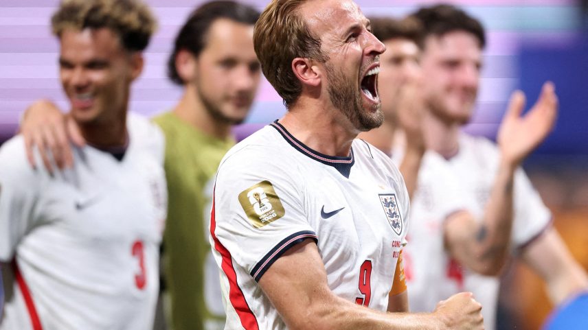 Harry Kane marcou gols da vitória contra a RD Congo na última quarta-feira (1º)