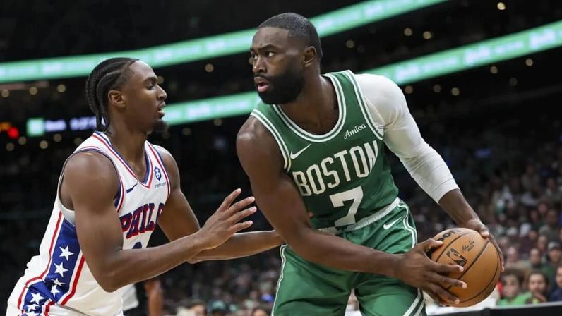 Jaylen Brown and Tyrese Maxey are both under contract in Philly for the next three seasons.