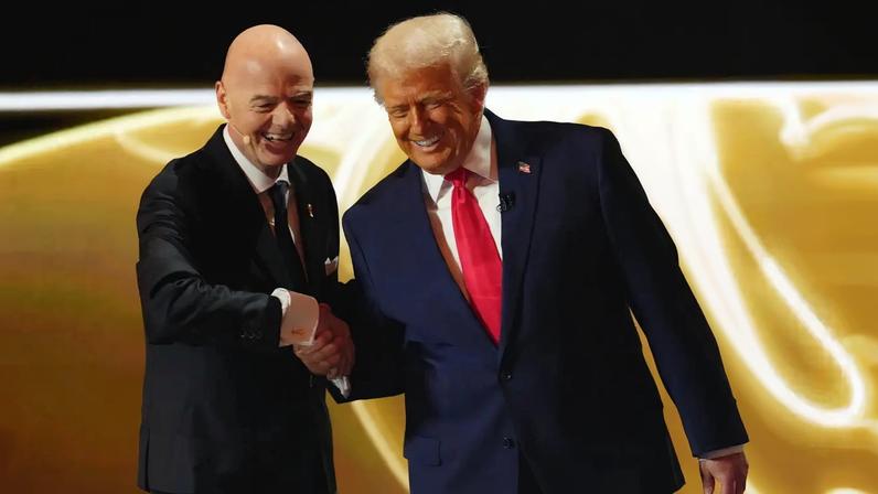 Gianni Infantino e Donald Trump (Jia Haocheng - Pool/Getty Images)