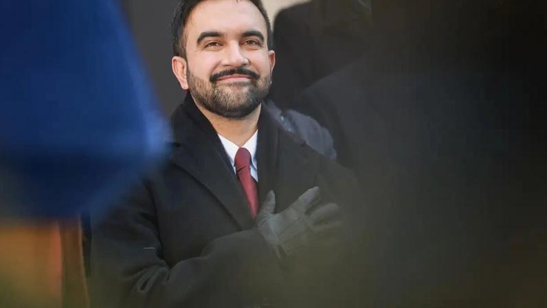 Zohran Mamdani toma posse como prefeito de Nova York, nos Estados Unidos. 01/01/2026
