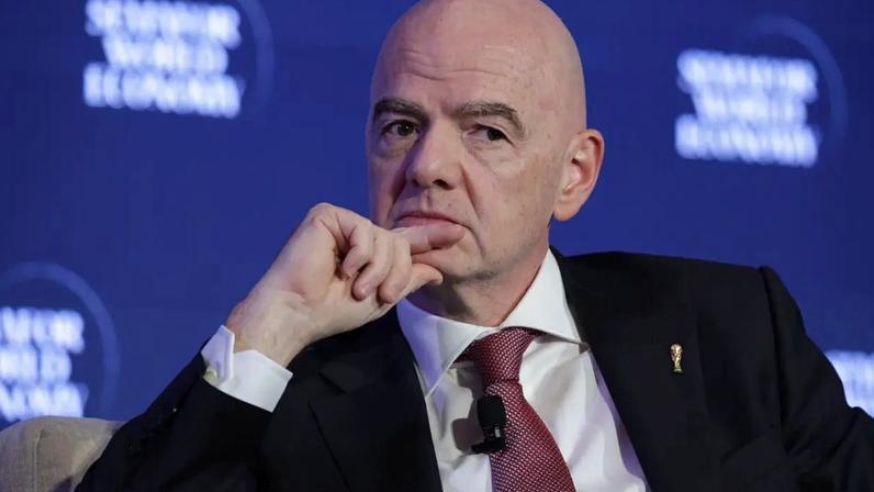 O presidente da Fifa, Gianni Infantino