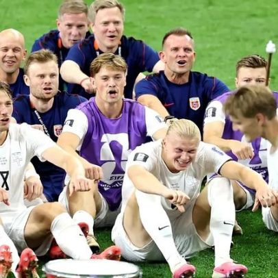 Brasileiros ensaiam resposta à remada viking da Noruega em vídeo