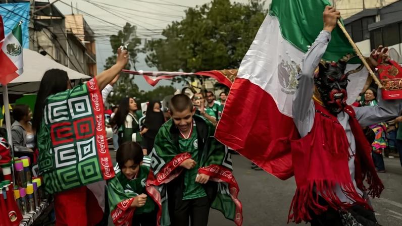 Torcida mexicana na Copa: equatorianos não conseguiram dormir na véspera dos 16 avos de final