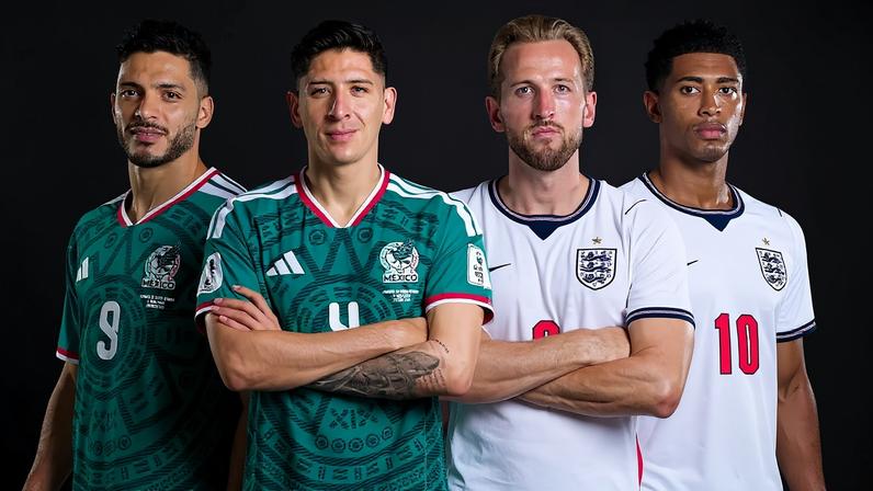 México e Inglaterra podem enfrentar o Brasil nas quartas de final (FIFA/FIFA/Getty Images)