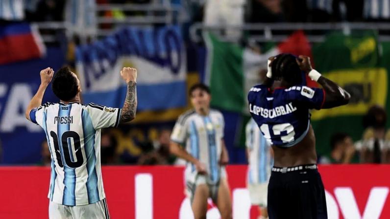 Messi celebrates, Lopes Cabral is devastated at the end of another World Cup classic