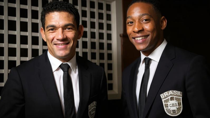 Garrincha com Pelé, em 1962: o camisa 7 foi expulso na semifinal, mas pôde disputar a finalíssima