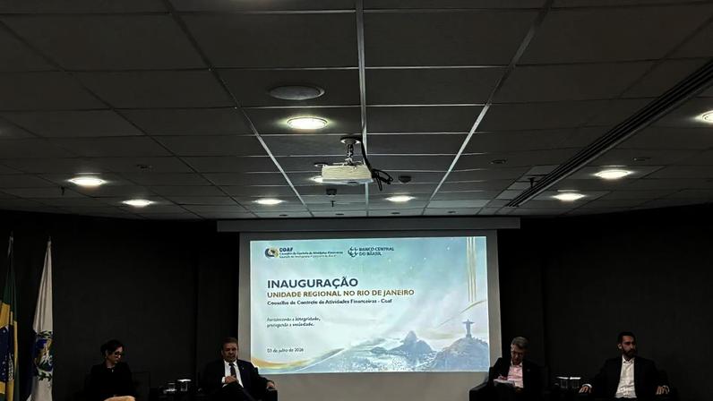 Inauguração do escritório do Coaf no Rio.