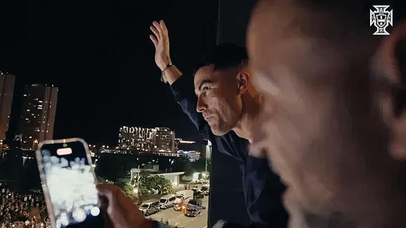 Cristiano Ronaldo e torcida comemoram classificação de Portugal em Toronto