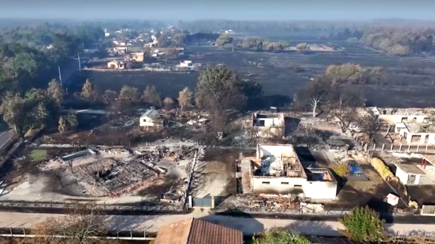 Incêndio destrói 42 mil hectares no sudoeste da França