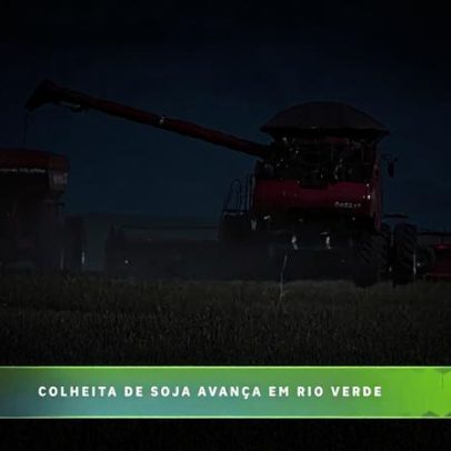 Soja avança na colheita em Rio Verde