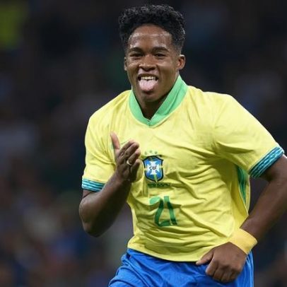 Endrick mantém calma sobre vaga na seleção e jogo contra a Noruega