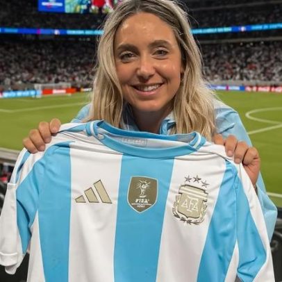 Quem é Sofi Martínez, jornalista beijada por Messi após vitória argentina
