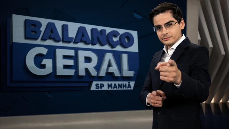 Dudu Camargo apresenta o 'Balanço Geral Manhã'