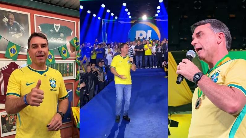 Audiência digital despenca com Copa do Mundo, e campanha de Flávio passa a usar futebol de trampolim