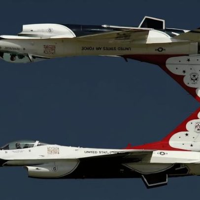 Thunderbirds treinam em Washington para apresentação inédita no 4 de julho