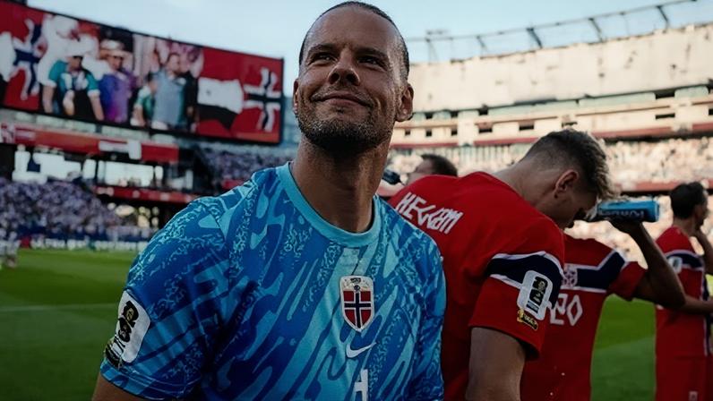 Nyland, goleiro da Noruega