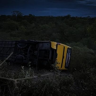 Acidente de ônibus com romeiros no CE deixa 2 mortos e mais de 20 feridos
