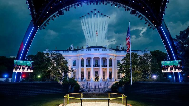 Celebração dos 250 anos de Independência americana na Casa Branca: influência duradoura. (Foto: Daniel Torok/White House)