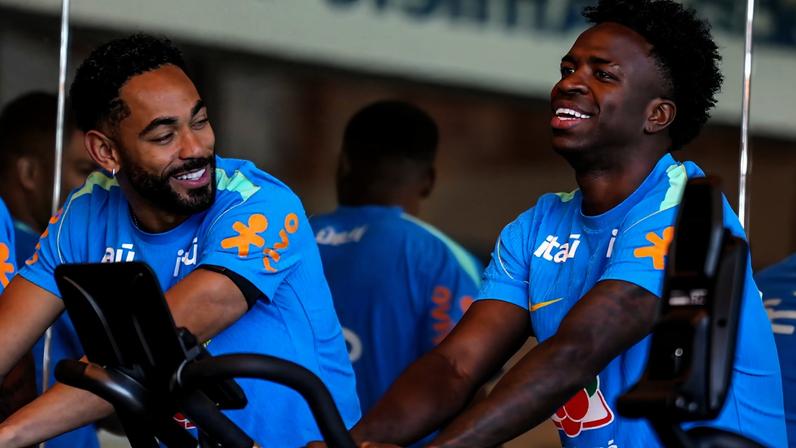 Matheus Cunha e Vini Jr. já marcaram sete gols para o Brasil na Copa do Mundo