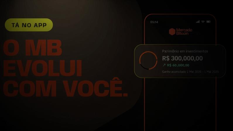 Imagem da matéria: MB | Mercado Bitcoin lança nova área de Patrimônio que simplifica acompanhar a evolução dos investimentos